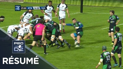 PRO D2 - Résumé Montauban-Vannes: 20-25 - J27 - Saison 2018/2019