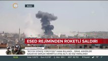 Esed rejiminden roketli saldırı