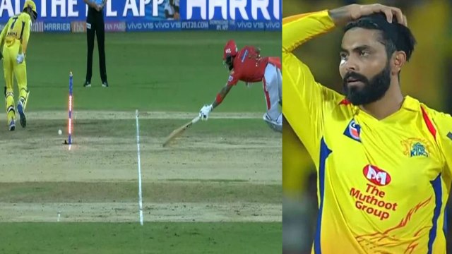 IPL 2019 CSKvsKXIP: KL Rahul survives as ball hits the stumps but bails didn't move |वनइंडिया हिंदी