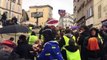 Marseille : les gilets jaunes font une minute de silence pour les sinistrés de la rue d’Aubagne