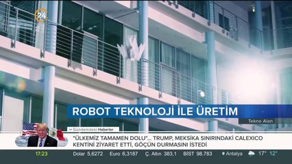 Robot teknoloji ile üretim