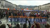 A Torino sindacati e imprenditori in piazza per la TAV