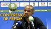 Conférence de presse FC Sochaux-Montbéliard - Paris FC (1-0) : Omar DAF (FCSM) - Mecha BAZDAREVIC (PFC) - 2018/2019