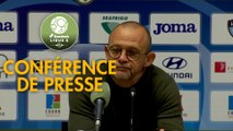 Conférence de presse Havre AC - Chamois Niortais (0-0) : Oswald TANCHOT (HAC) - Pascal PLANCQUE (CNFC) - 2018/2019