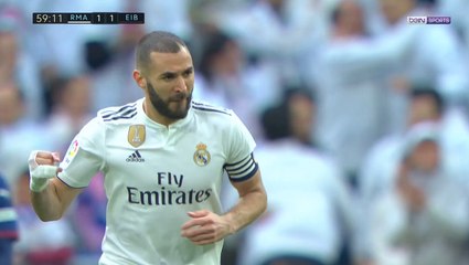 La tête piquée de Benzema relance le Real Madrid !