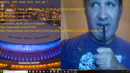 wresting  video recap  show  mon  apr 1