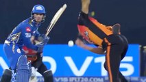 IPL 2019 SRH vs MI: Quinton De Kock departs for 19, Siddarth Kaul strikes| वनइंडिया हिंदी