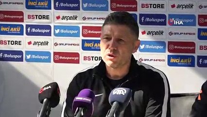 Boluspor - Kardemir Karabükspor maçının ardından