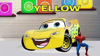 Arabalar Şimşek Mcqueen Renkleri Öğretiyor, Şimşek Mekkuin  ve Arkadaşları, Süper Kahramanlar Disney Cars Mcqueen Learn Colors with Magic Paint & Superhero Balls to Learning Color for Children