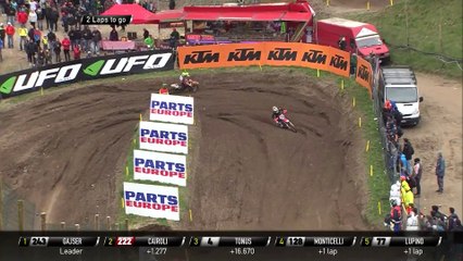 Cairoli vs Gajser Last 2 laps - MXGP Qualifying