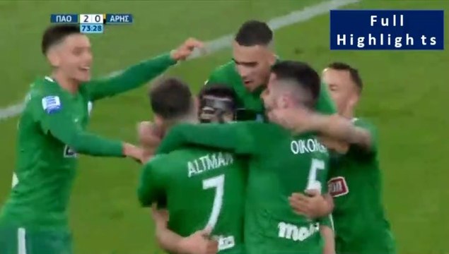 2-0 Emanuel Insúa Goal -Panathinaikos 2-0 Aris 06.04.2019 (Full Replay) [HD]