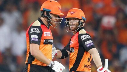 Video herunterladen: IPL 2019 SRH vs MI: David Warner and Jonny Bairstow out, SRH in trouble| वनइंडिया हिंदी