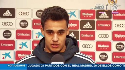 Reguilón: "Zidane nos ha dicho cuatro cosas y se vio en el campo"