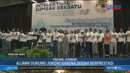 Aliansi Alumni Perguruan Tinggi Sumbar Dukung Jokowi-Amin