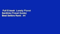 Full E-book  Lonely Planet Sardinia (Travel Guide)  Best Sellers Rank : #4