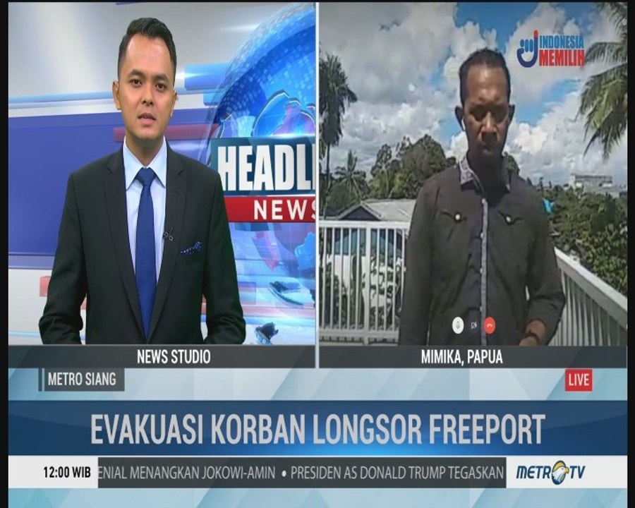 Dua Korban Longsor Freeport Berhasil Ditemukan