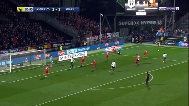 Angers 2 - 1 Rennes Stephane Bahoken Goal 06.04.2019