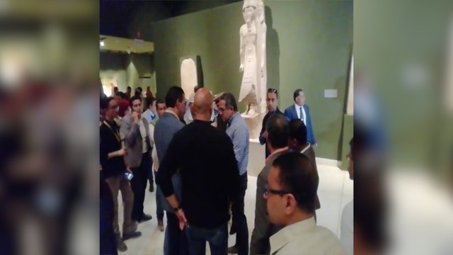 وزير الآثار يتفقد متحف سوهاج برفقة ٢٧ سفيرا من الدول الأجنبية