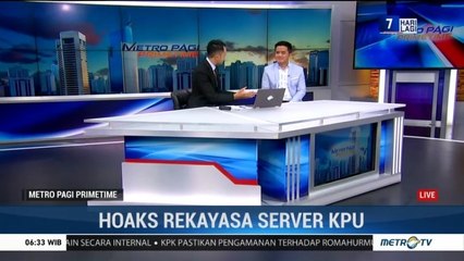 Hoaks Rekayasa Server Serang KPU