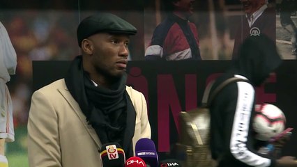 Galatasaray'ın eski futbolcusu Didier Drogba - İSTANBUL