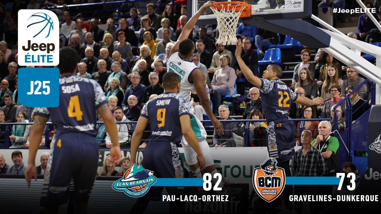 Jeep® ÉLITE : Pau-Lacq-Orthez vs Gravelines-Dunkerque (J25)