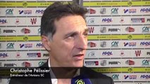 Apres le match Christophe Pélissier - Amiens SC - ASSE