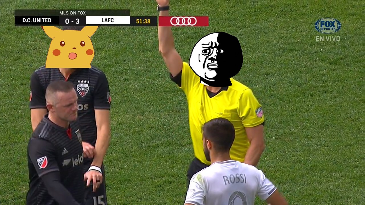 Exclusivo: La primera expulsión de Wayne Rooney en la MLS vino por cortesía del VAR