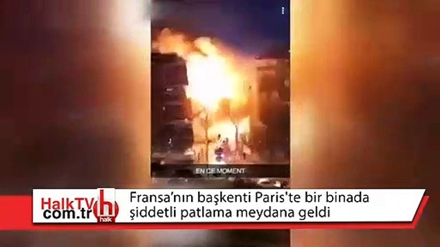 Paris’te şiddetli patlama! Yaralılar var