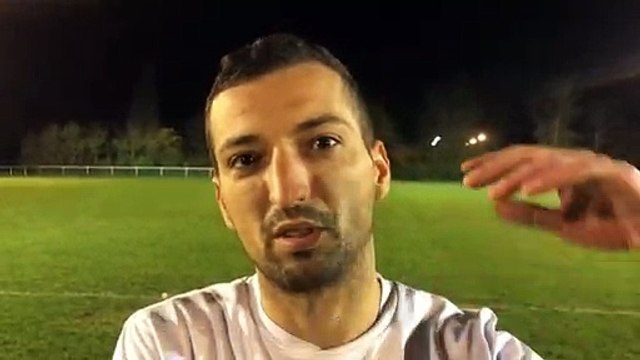 D1 (18ème journée) – Ryad BENLARBI réagit après la défaite du FC CORBAS contre le FEYZIN CBE