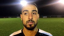 D1 (18ème journée) – Karim AMALLOUL réagit après la victoire du FEYZIN CBE au FC CORBAS