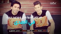 نجما المنتخب العراقي ونادي الشرطة محمد حميد وضرغام إسماعيل في ثنائيات الصدى