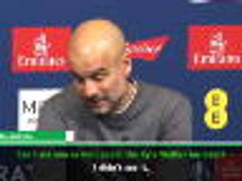 I took Kyle Walker off because he was injured - Guardiola