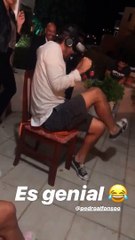 Pedro jugando al oculus - 05 de Febrero