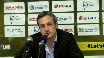 Rémi Giuitta coach de Fos Provence Basket avant le déplacement à Strasbourg