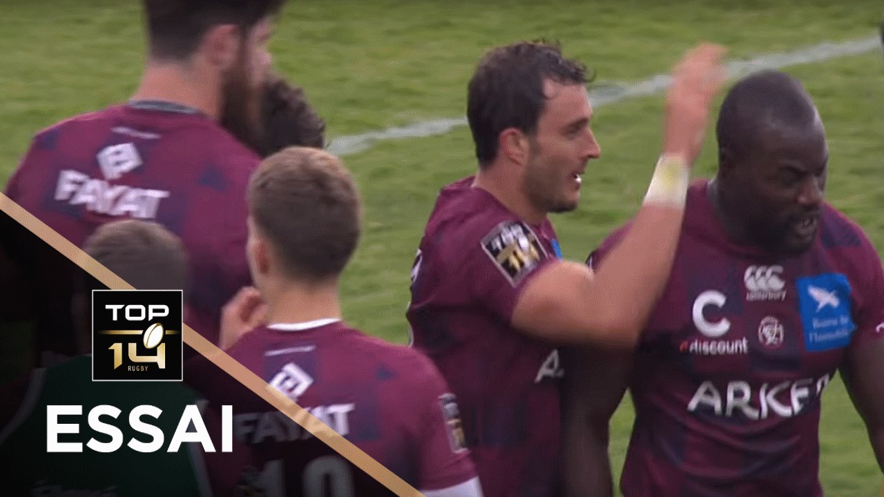 TOP 14 - Essai Nans DUCUING (UBB) - Bordeaux-Bègles - Perpignan - J21 - Saison 2018/2019