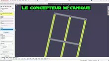 LCM - SOLIDWORKS FRANCAIS – AJUSTEMENT ET PROLONGEMENT DES MÉCANO SOUDÉS