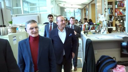Bakan Çavuşoğlu, Aziz Sancar ile görüştü - KUZEY CAROLINA