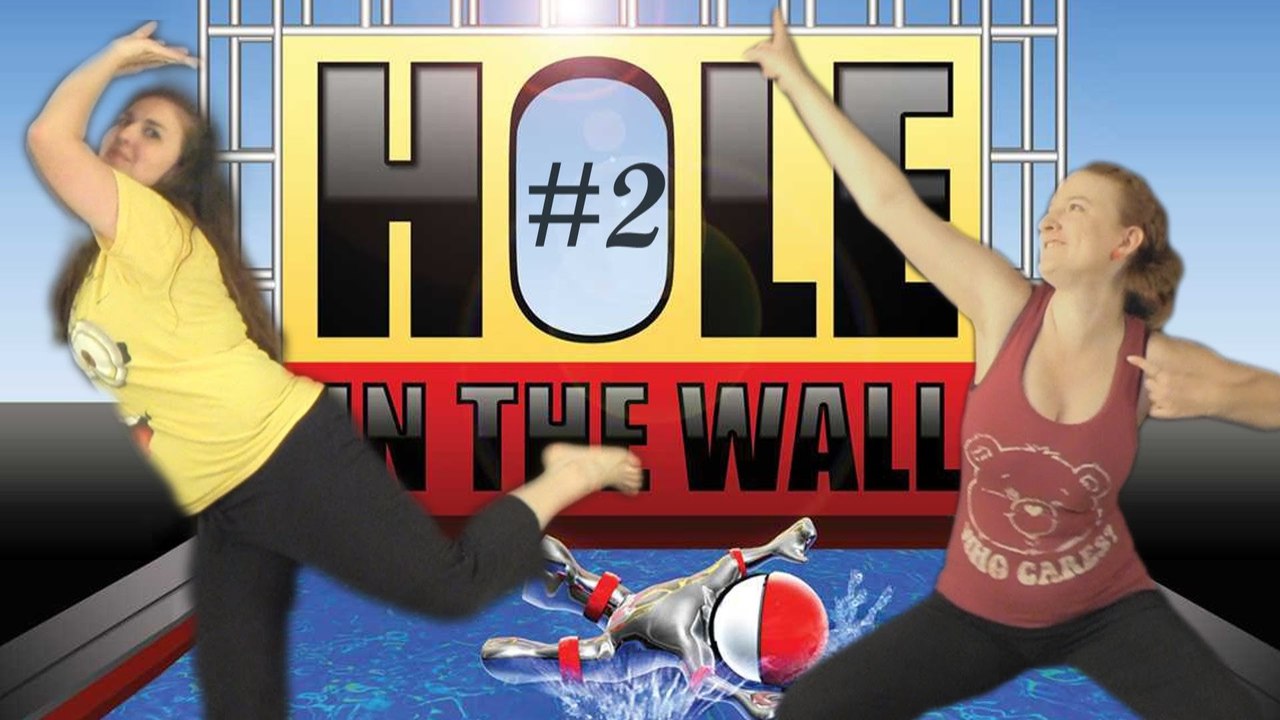 IT'S TIME TO FACE THE HOLE! - Duo Play - Hole in the Wall - Sydney and Amber - 2