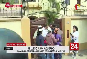 Gobierno logró acuerdo con comuneros de Fuerabamba y vía será desbloqueada