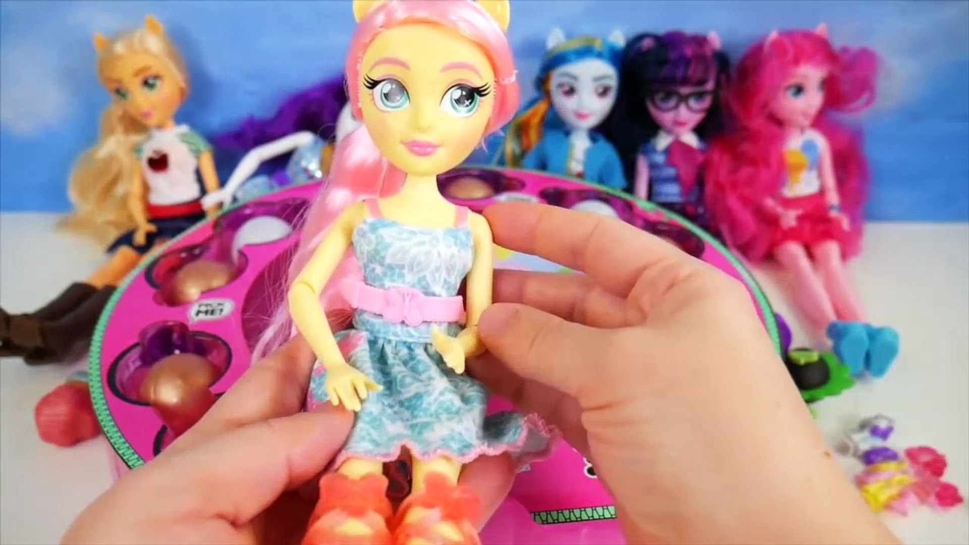 LOL Surprise Dolls open GIANT My Little Pony Unicorn Big Surprise Ball DIY Customized