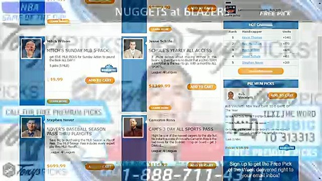 Denver Nuggets vs. Portland Trailblazers 4/7/2019 Picks Predictions