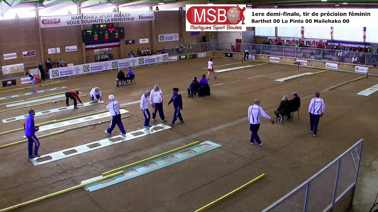 Première demi-finale, tir de précision féminin, France Tirs, Martigues 2019
