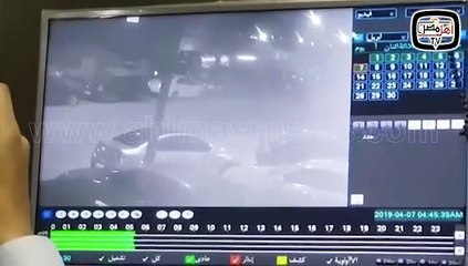 الفيديو الأول لـ إطلاق نار على سيارة شرطة