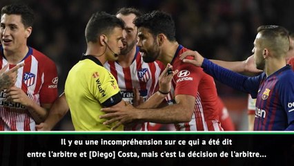 31e j. - Simeone s'interroge sur l'expulsion de Diego Costa