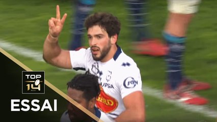 TOP 14 - Essai Julien HERITEAU (SUA) - Montpellier - Agen - J21 - Saison 2018/2019