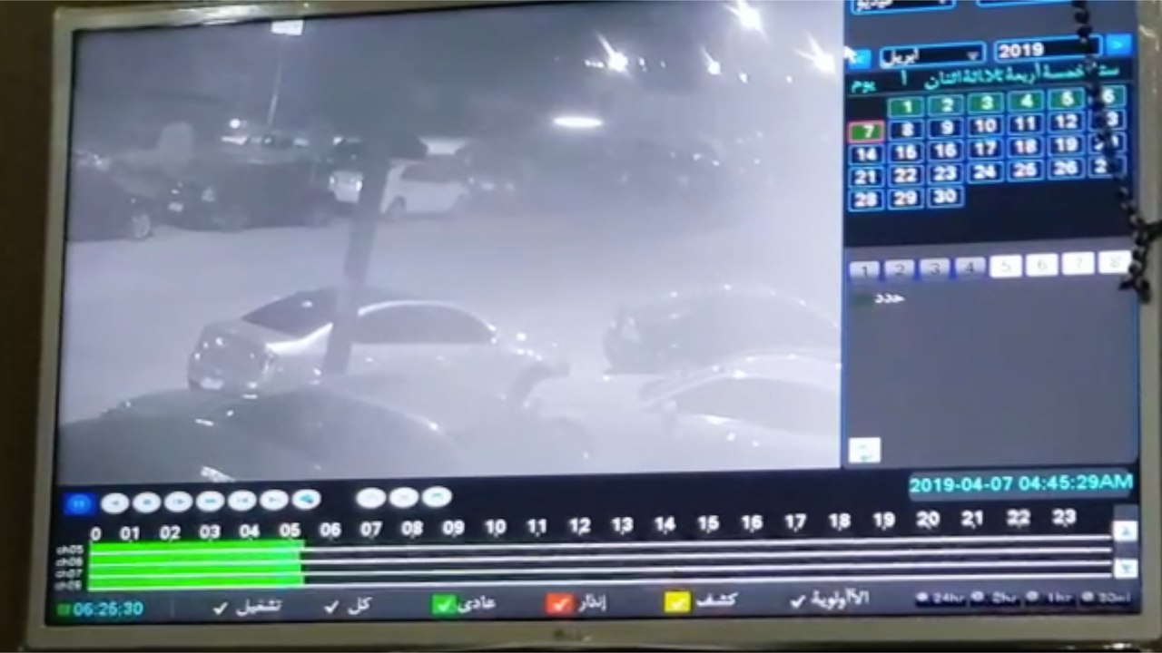 لحظة الهجوم على سيارة شرطة بالنزهة واستشهاد معاون مباحث وسائق وإصابة 2 آخرين