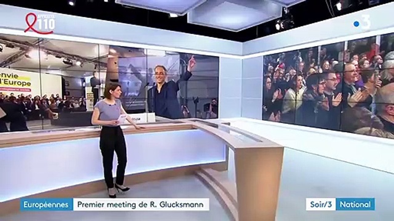 Européennes : le premier meeting de Raphaël Glucksmann