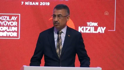 Cumhurbaşkanı Yardımcısı Oktay: 'Gidilmez ulaşılmaz denilen yerlere cesaret ve fedakarlıkla ulaşan yine Kızılay'ımız olmuştur' - ANKARA