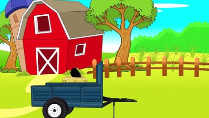 Tractor with front loader - firewood | Tracteur avec chargeur | Bois (un Conte de fées pour les Enfants