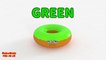 Learning Colors with 3D Colorful donut - BabyKids-CH
